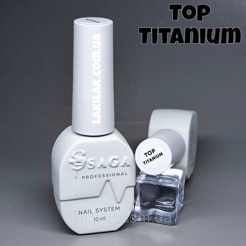 Топ SAGA Titanium без липкого шару 9мл (без УФ фільтру) top_saga_titanium_10ml фото