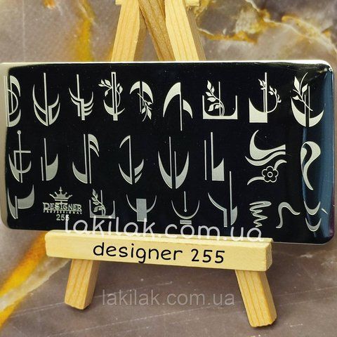 Пластина 255 для стемпинга Designer Professional (12х6см) plastina_designer_255 фото