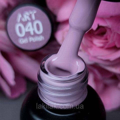Гель-лак ART in detail 40 (пыльный розовый с сиреневой дымкой) 6мл art_40 фото