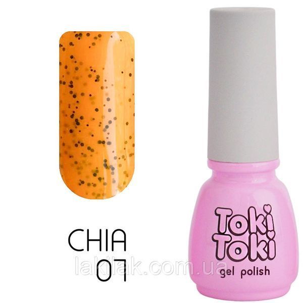 Гель-лак Toki-Toki Chia 07 морквяний 5мл tokitoki_chia_07 фото