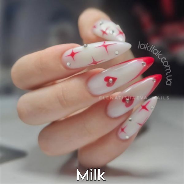 Молочный (холодный оттенок) гель для наращивания ногтей Польша Milk 5мл gel_silcare_milk_50ml фото
