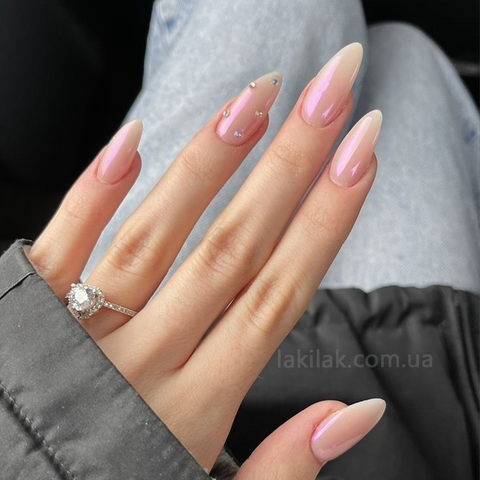 Гель для нарощення нігтів Польща Pink Aura 5мл gel_silcare_p_aura_50ml фото