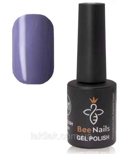 Гель-лак для нігтів Bee Nails 085 (чорничний йогурт) 8мл bee_nails_085 фото