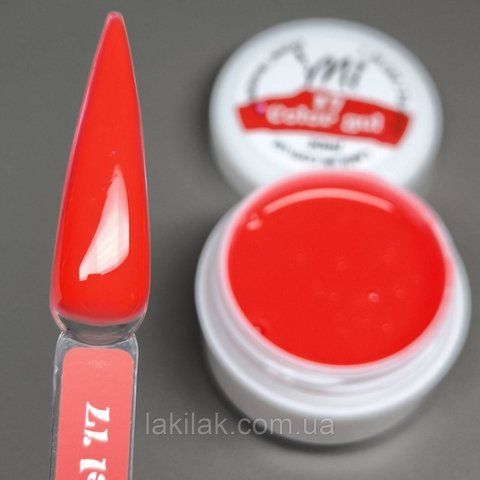Гель для нарощення нігтів Mi Color Gel 17 (алий) 5мл gel_mi_color_17_30ml фото