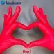 Перчатки нитриловые Medicom Red размер M 4,2гр (красные) 1 пара gloves_red_m_1pcs фото 1