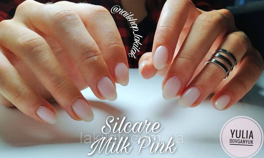 Молочний гель для нарощення нігтів Польща Milk Pink 5мл gel_silcare_milkpink_50ml фото