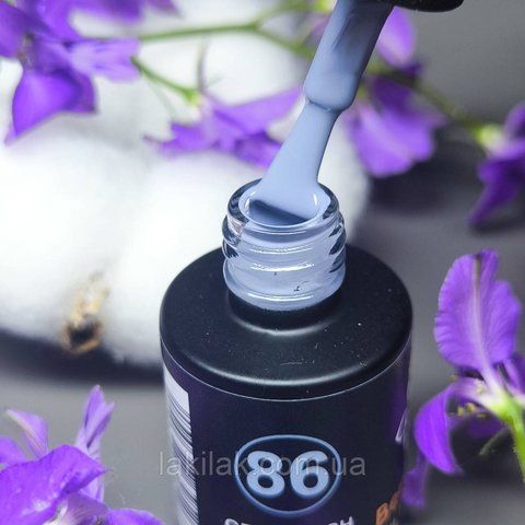 Гель-лак для нігтів Bee Nails 086 (блакитний з сірим підтоном) 8мл bee_nails_086 фото