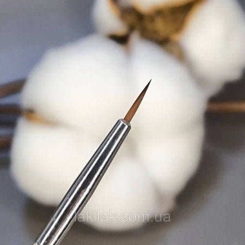 Пензлик для розпису нігтів Global Fashion 0 (ворс 9мм) brush_global_white_0 фото