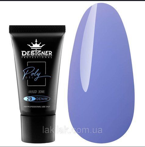 Полігель Designer №29 Denim (у тюбику) 30мл polygel_designer_29 фото