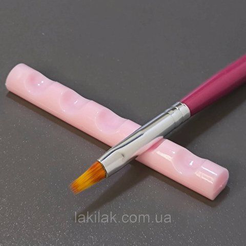 Рожева підставка для пензликів (вузька) pidstavka_vuzka_pink фото
