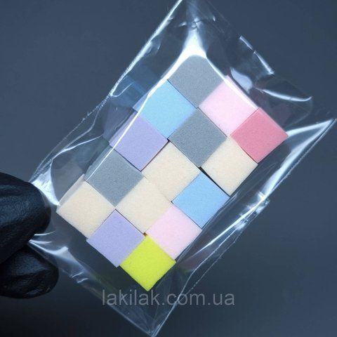 Спонж для градієнту (1 х 1 х 1 см) 15шт sponge_15pcs фото