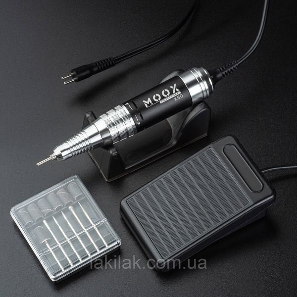 Синій фрезер Moox X804 55тис. об/хв, 80W для манікюру і педикюру moox_x804_blue фото