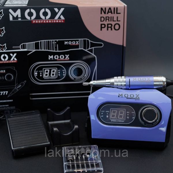 Фрезер Moox X777 50тис. об/хв, 70W фіолетовий (для манікюру і педикюру) moox_x777_violet фото