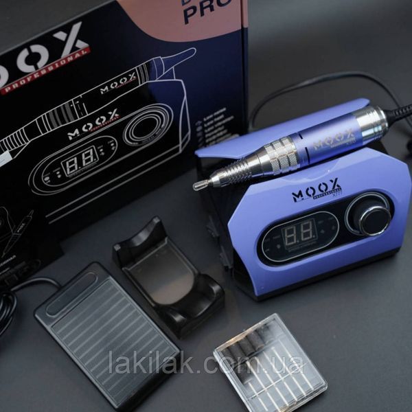 Фрезер Moox X777 50тис. об/хв, 70W фіолетовий (для манікюру і педикюру) moox_x777_violet фото