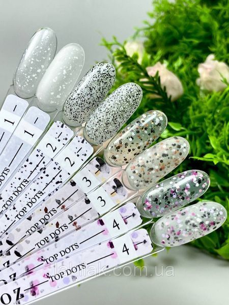 Топ Crooz Dots Top №05 (с разноцветными декоративными частичками) 8мл top_crooz_dots_04 фото