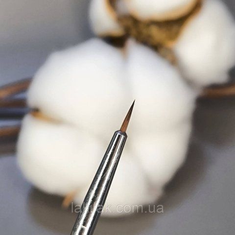 Пензлик для розпису нігтів Global Fashion 00 (ворс 7мм) brush_global_white_00 фото