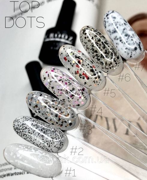 Топ Crooz Dots Top №05 (с разноцветными декоративными частичками) 8мл top_crooz_dots_04 фото