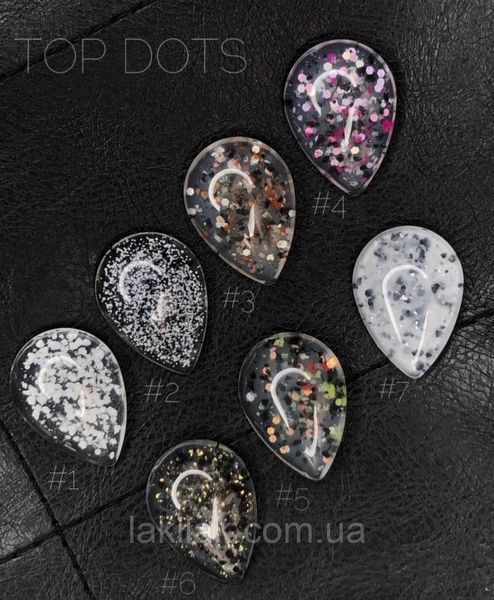 Топ Crooz Dots Top №05 (с разноцветными декоративными частичками) 8мл top_crooz_dots_04 фото