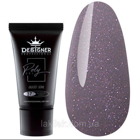 Полігель Designer №37 Diamond Umber (у тюбику) 30мл polygel_designer_37 фото