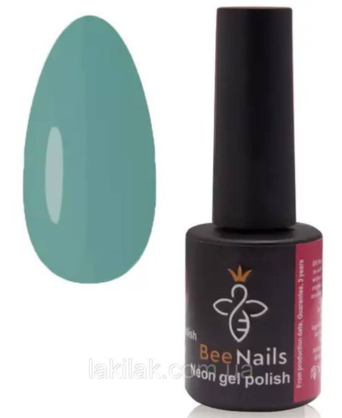 Гель-лак для нігтів Bee Nails 051 (неоновий бірюзовий) 8мл bee_nails_051 фото