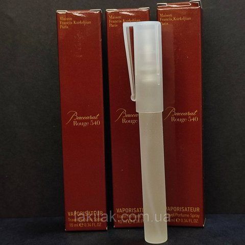 Парфумована вода Francis Kurkdjian Baccarat Rouge 540 10мл (з роспилювачем), унісекс parf_baccarat_540_10ml фото