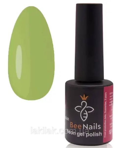 Гель-лак для нігтів Bee Nails 053 (неоновий лаймовий) 8мл bee_nails_053 фото