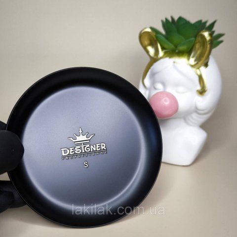 Лоток для фрез Designer (діаметр 10cм) колір чорний lotok_des_round_black фото