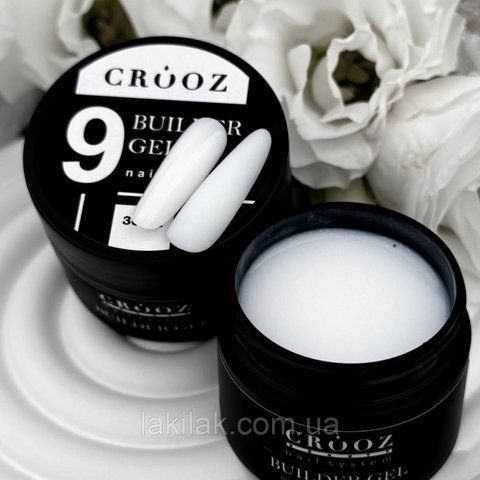 Гель для нарощення нігтів Crooz Builder gel 09 (моочний з шимером) 15мл gel_crooz_builder_09_30ml фото