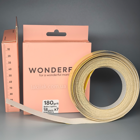 Файл-стрічка 180 гріт на клейовій основі для основи Wonderfile 7 метрів wonderfile_file_stric_150 фото