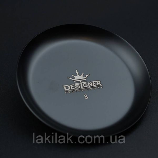 Лоток для фрез Designer (діаметр 10cм) колір чорний lotok_des_round_black фото