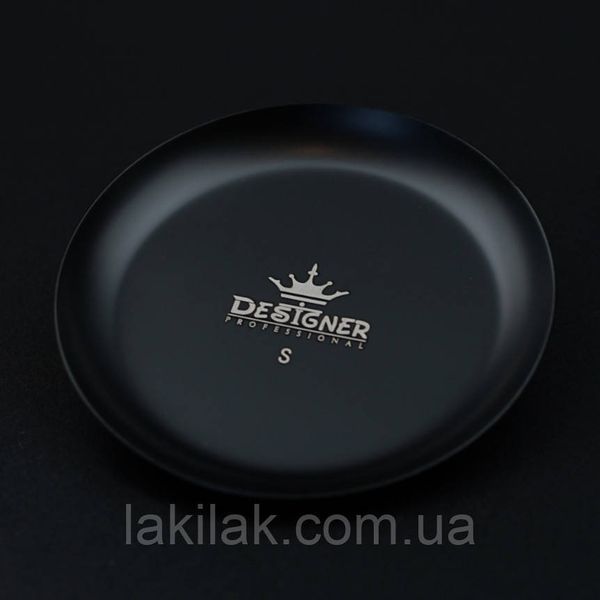 Лоток для фрез Designer (діаметр 10cм) колір чорний lotok_des_round_black фото